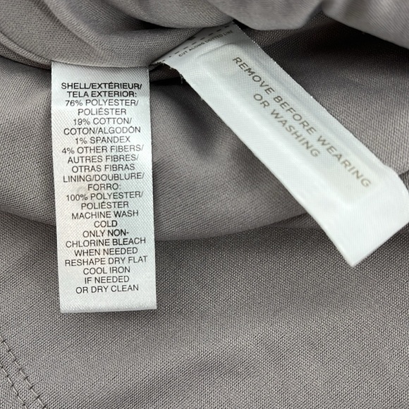 LOFT Pink Black Boucle Tweed Fit and Flare Dress with Pockets Size Petite 00P - Picture 12 of 12